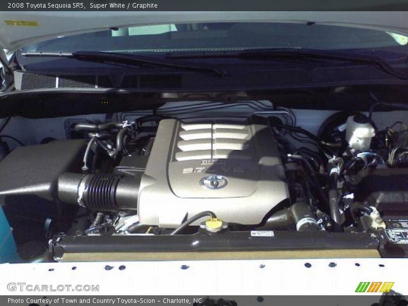 Super White / Graphite 2008 Toyota Sequoia SR5