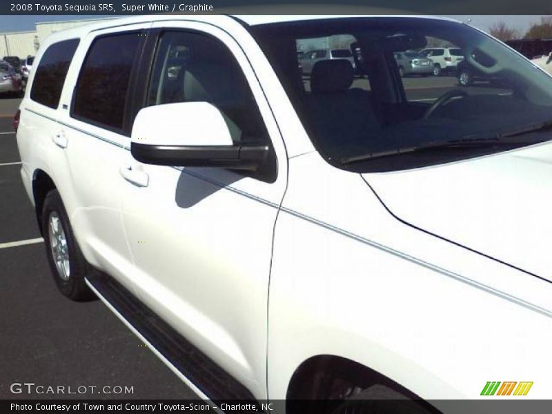 Super White / Graphite 2008 Toyota Sequoia SR5