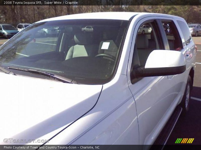 Super White / Graphite 2008 Toyota Sequoia SR5