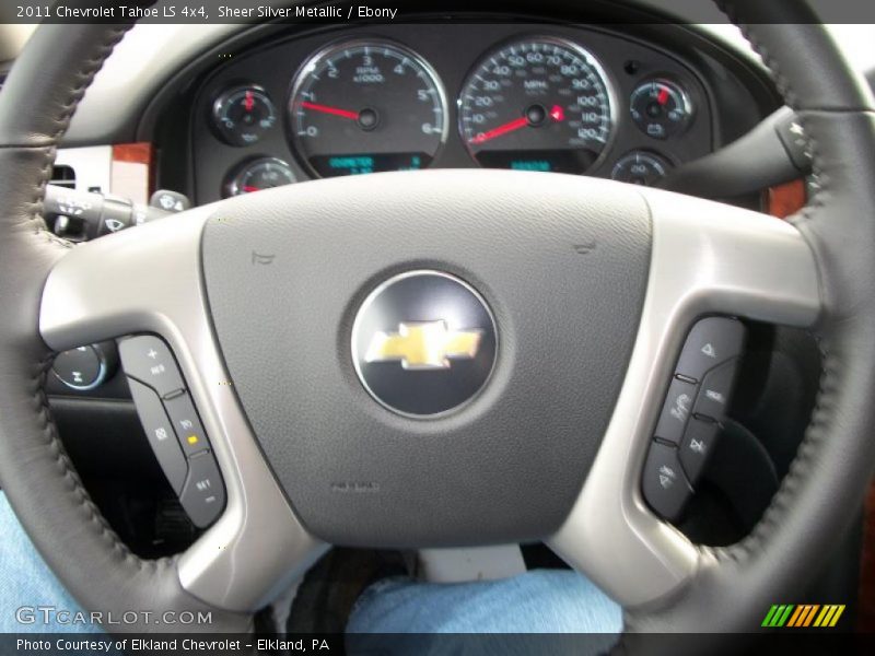 Sheer Silver Metallic / Ebony 2011 Chevrolet Tahoe LS 4x4