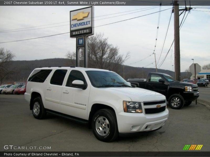 Summit White / Light Cashmere/Ebony 2007 Chevrolet Suburban 1500 LT 4x4