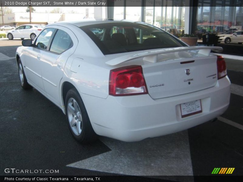 Stone White / Dark Slate Gray 2010 Dodge Charger SXT