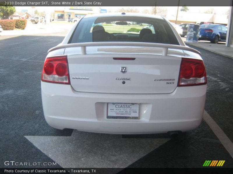 Stone White / Dark Slate Gray 2010 Dodge Charger SXT