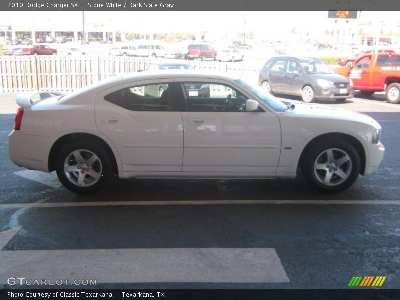Stone White / Dark Slate Gray 2010 Dodge Charger SXT