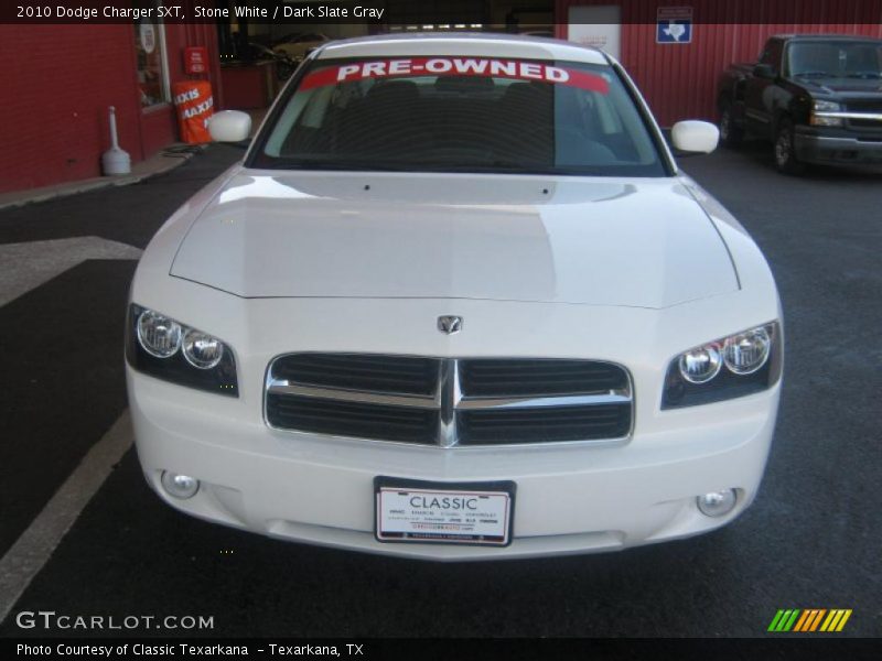Stone White / Dark Slate Gray 2010 Dodge Charger SXT
