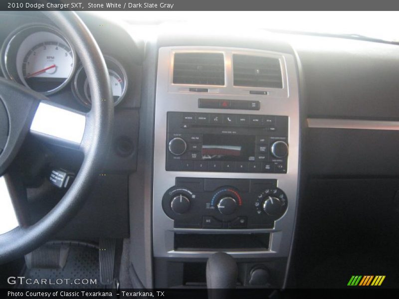 Stone White / Dark Slate Gray 2010 Dodge Charger SXT