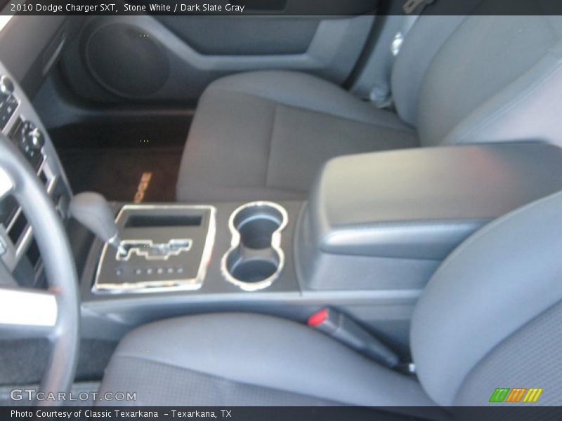 Stone White / Dark Slate Gray 2010 Dodge Charger SXT