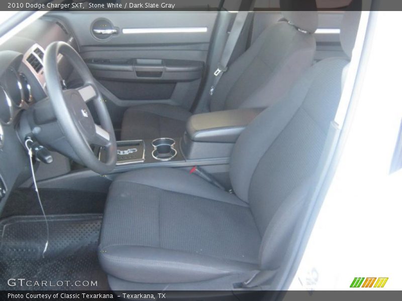 Stone White / Dark Slate Gray 2010 Dodge Charger SXT