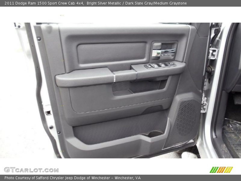 Bright Silver Metallic / Dark Slate Gray/Medium Graystone 2011 Dodge Ram 1500 Sport Crew Cab 4x4