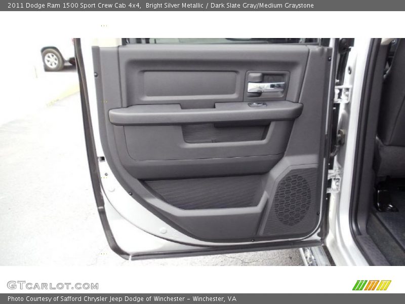 Bright Silver Metallic / Dark Slate Gray/Medium Graystone 2011 Dodge Ram 1500 Sport Crew Cab 4x4