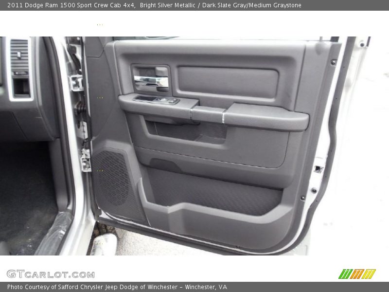 Bright Silver Metallic / Dark Slate Gray/Medium Graystone 2011 Dodge Ram 1500 Sport Crew Cab 4x4