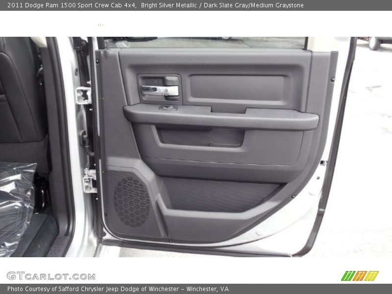 Bright Silver Metallic / Dark Slate Gray/Medium Graystone 2011 Dodge Ram 1500 Sport Crew Cab 4x4