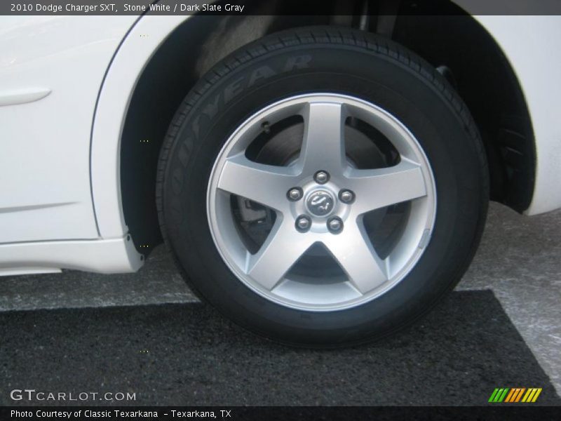 Stone White / Dark Slate Gray 2010 Dodge Charger SXT