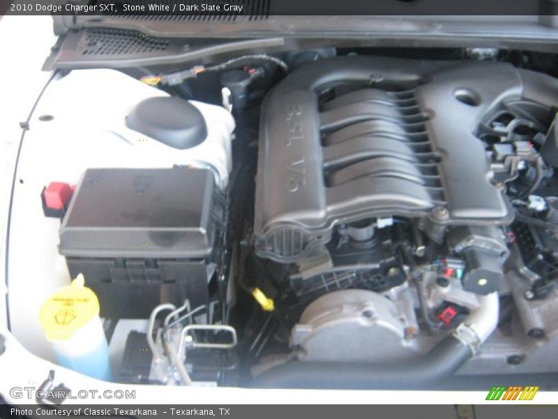 Stone White / Dark Slate Gray 2010 Dodge Charger SXT