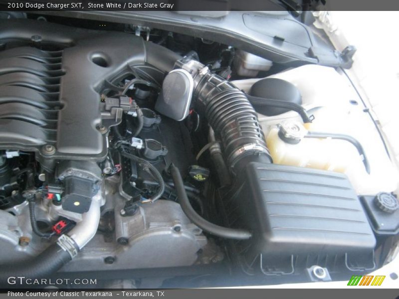 Stone White / Dark Slate Gray 2010 Dodge Charger SXT