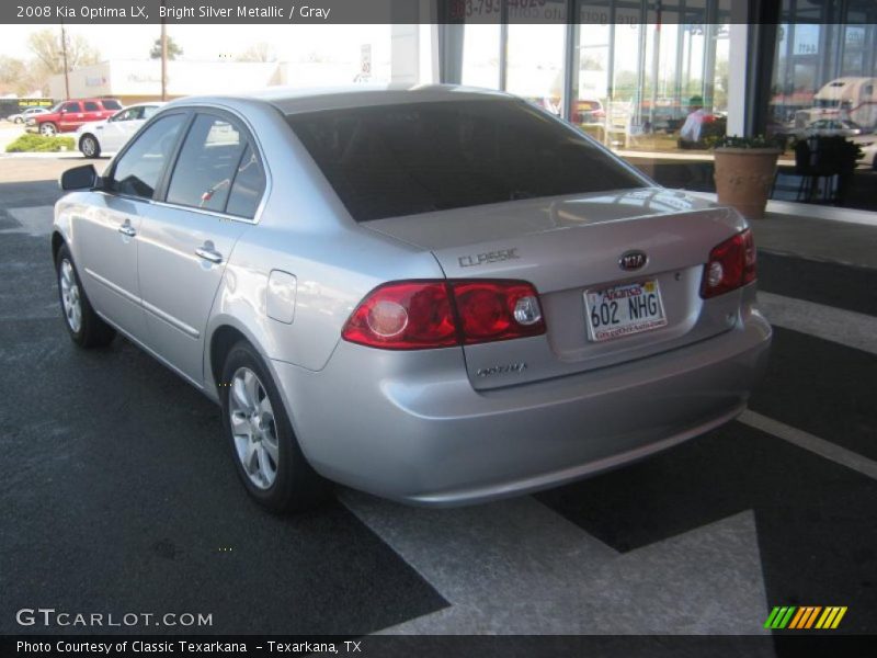 Bright Silver Metallic / Gray 2008 Kia Optima LX