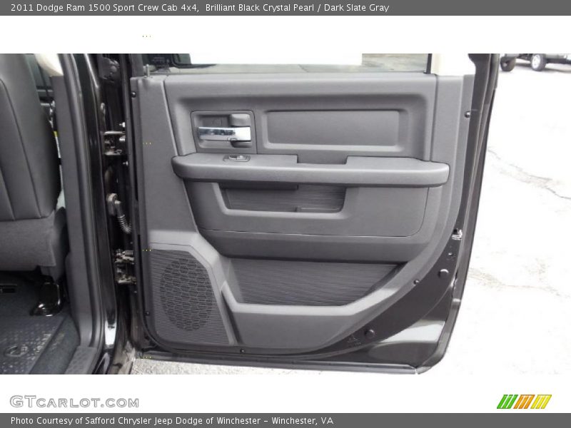 Brilliant Black Crystal Pearl / Dark Slate Gray 2011 Dodge Ram 1500 Sport Crew Cab 4x4
