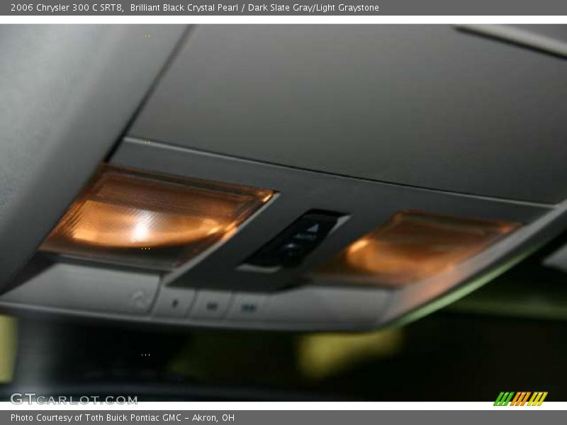 Brilliant Black Crystal Pearl / Dark Slate Gray/Light Graystone 2006 Chrysler 300 C SRT8