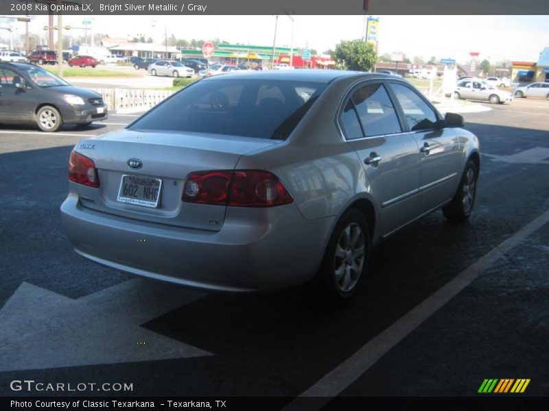 Bright Silver Metallic / Gray 2008 Kia Optima LX