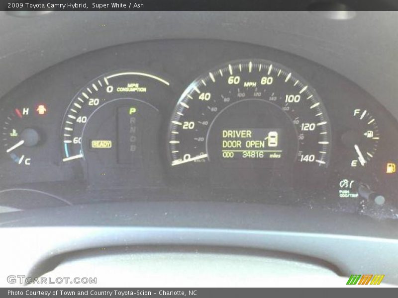 Super White / Ash 2009 Toyota Camry Hybrid
