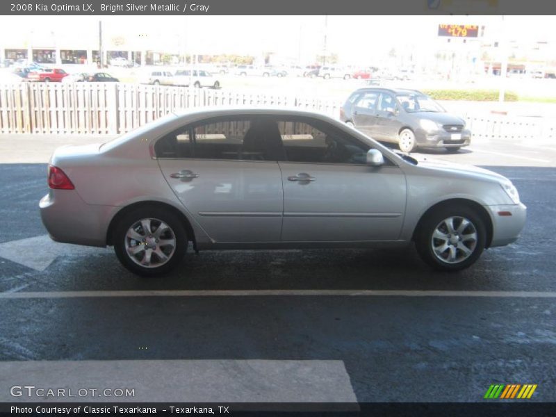 Bright Silver Metallic / Gray 2008 Kia Optima LX