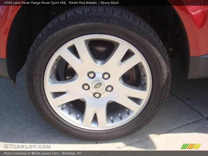 Rimini Red Metallic / Ebony Black 2006 Land Rover Range Rover Sport HSE
