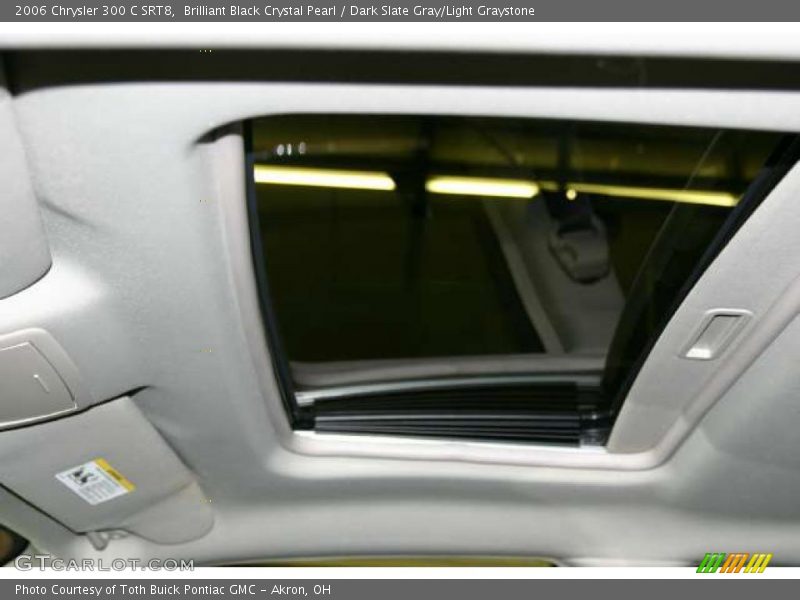 Brilliant Black Crystal Pearl / Dark Slate Gray/Light Graystone 2006 Chrysler 300 C SRT8