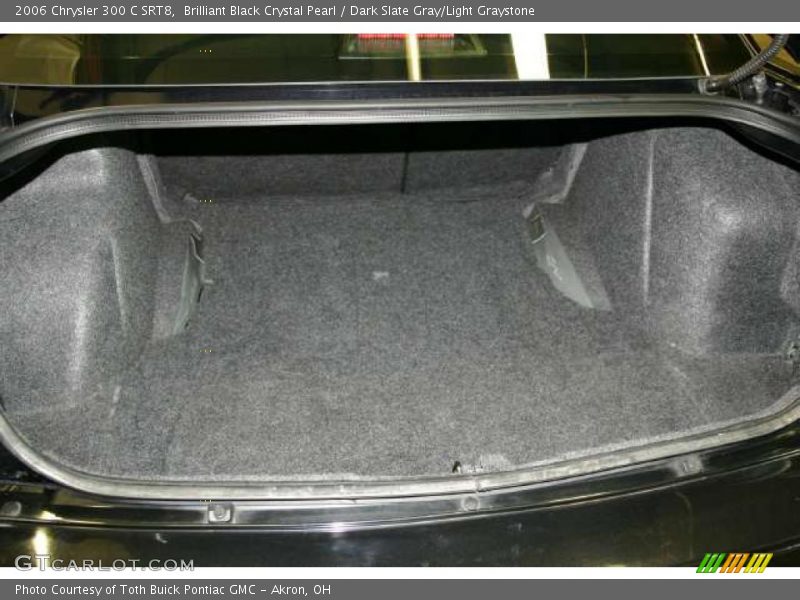 Brilliant Black Crystal Pearl / Dark Slate Gray/Light Graystone 2006 Chrysler 300 C SRT8
