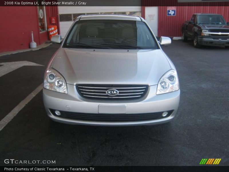 Bright Silver Metallic / Gray 2008 Kia Optima LX
