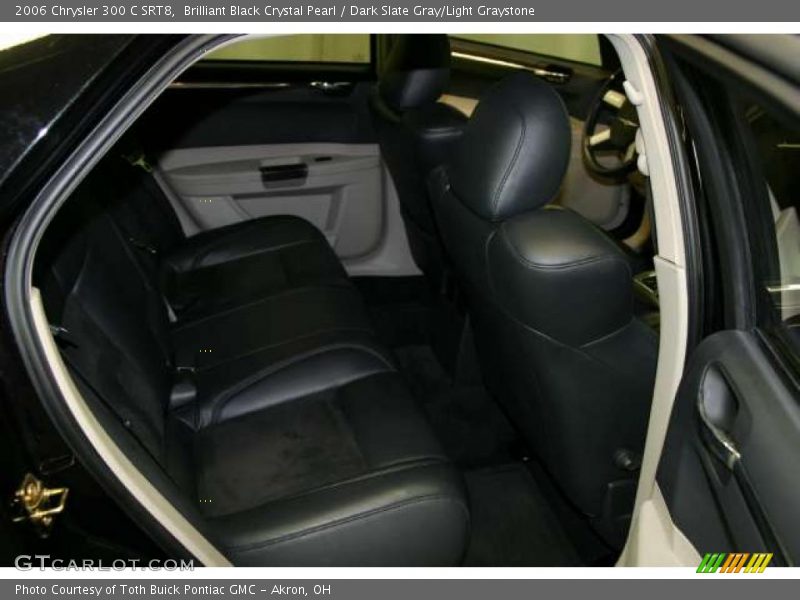 Brilliant Black Crystal Pearl / Dark Slate Gray/Light Graystone 2006 Chrysler 300 C SRT8
