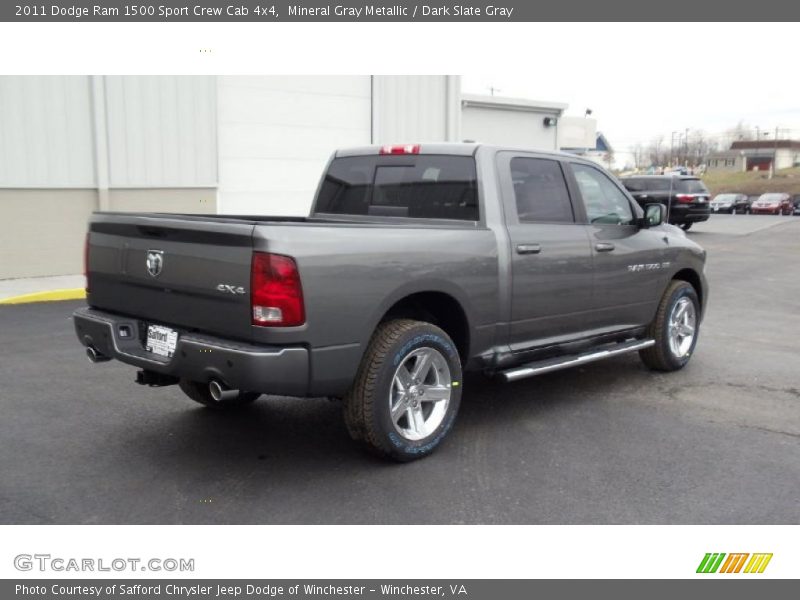  2011 Ram 1500 Sport Crew Cab 4x4 Mineral Gray Metallic