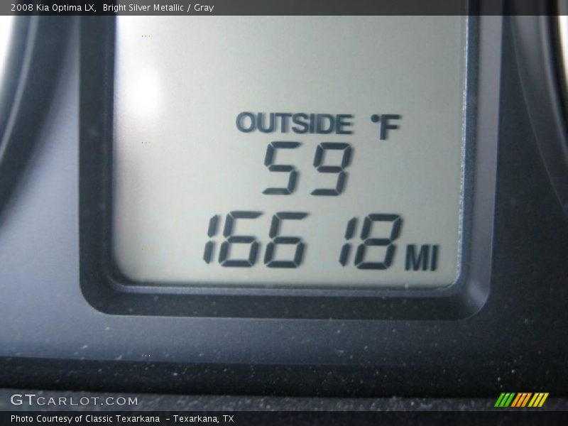 Bright Silver Metallic / Gray 2008 Kia Optima LX