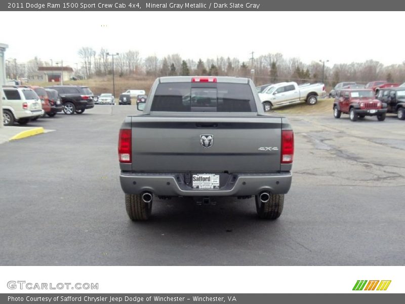  2011 Ram 1500 Sport Crew Cab 4x4 Mineral Gray Metallic