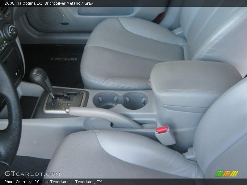 Bright Silver Metallic / Gray 2008 Kia Optima LX
