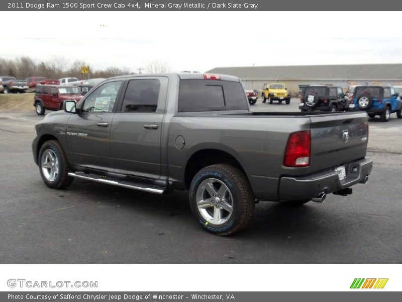 Mineral Gray Metallic / Dark Slate Gray 2011 Dodge Ram 1500 Sport Crew Cab 4x4
