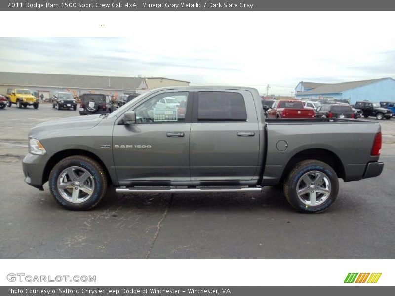  2011 Ram 1500 Sport Crew Cab 4x4 Mineral Gray Metallic
