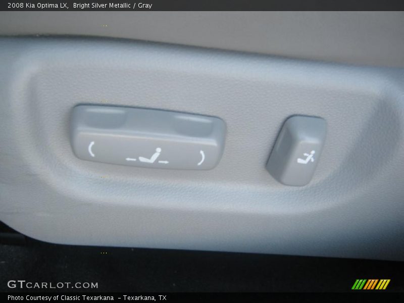 Bright Silver Metallic / Gray 2008 Kia Optima LX