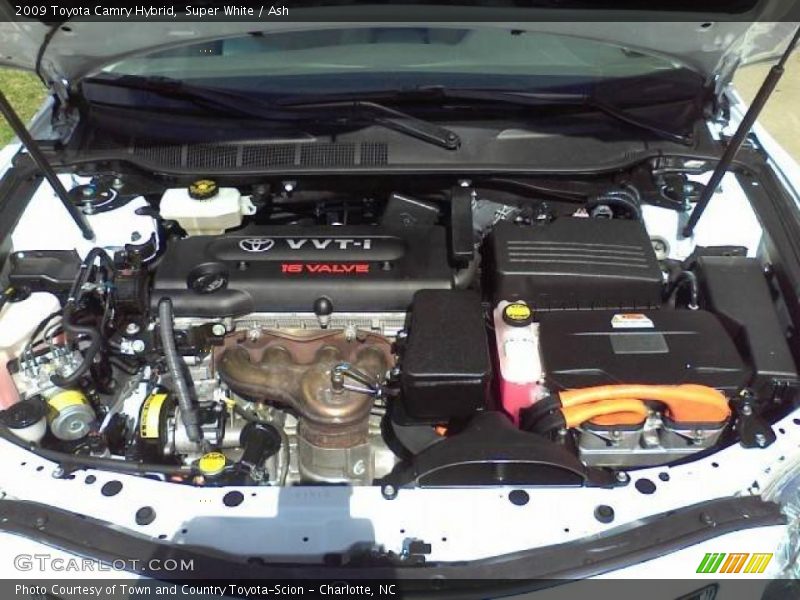 Super White / Ash 2009 Toyota Camry Hybrid