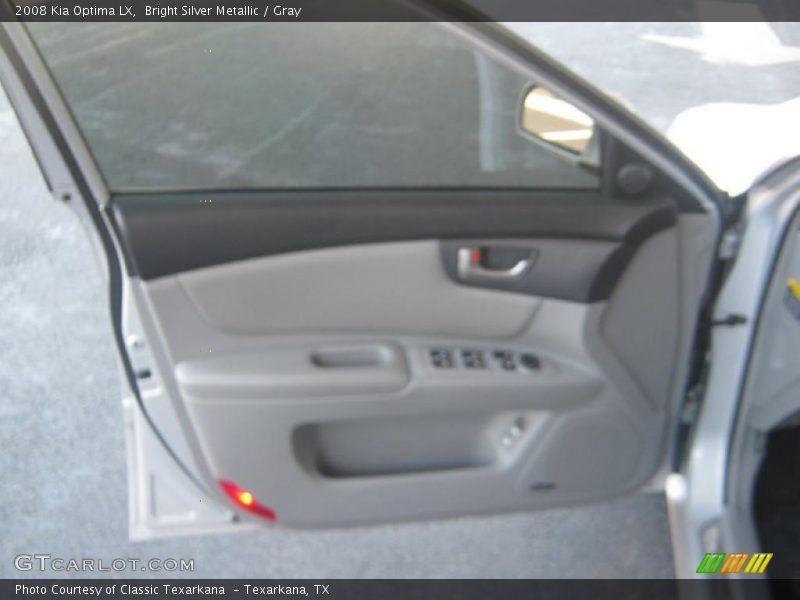 Bright Silver Metallic / Gray 2008 Kia Optima LX