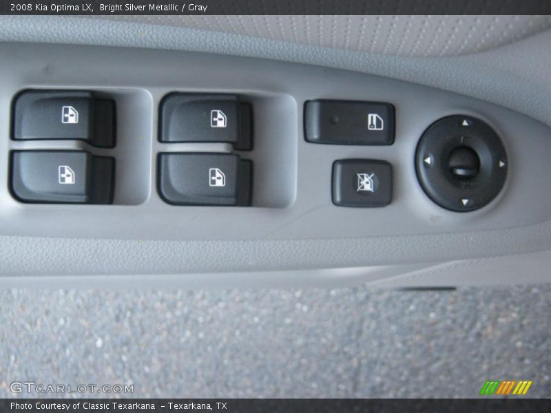 Bright Silver Metallic / Gray 2008 Kia Optima LX
