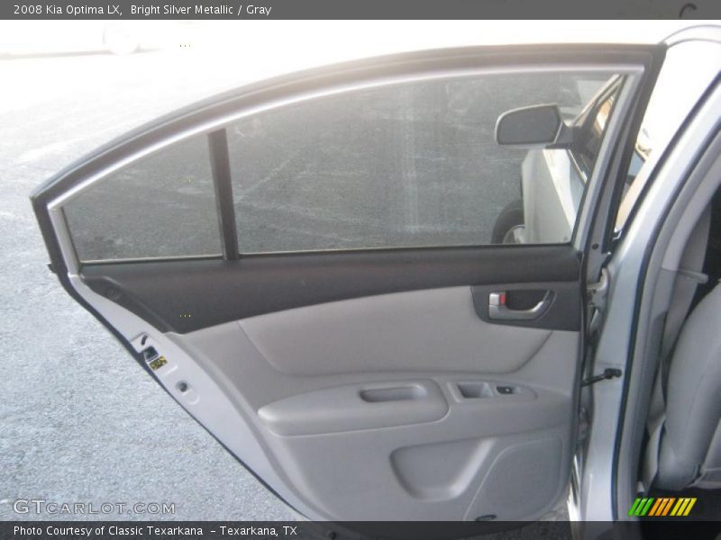 Bright Silver Metallic / Gray 2008 Kia Optima LX