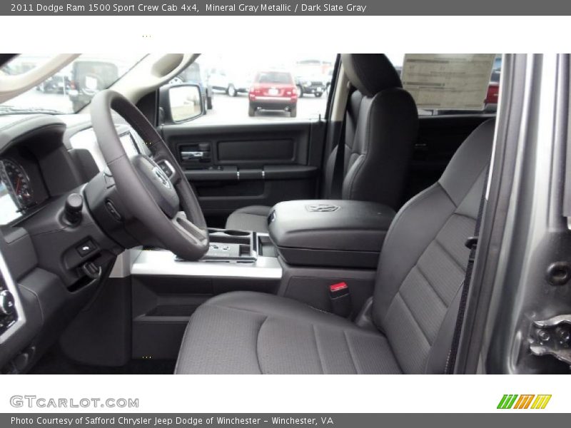  2011 Ram 1500 Sport Crew Cab 4x4 Dark Slate Gray Interior