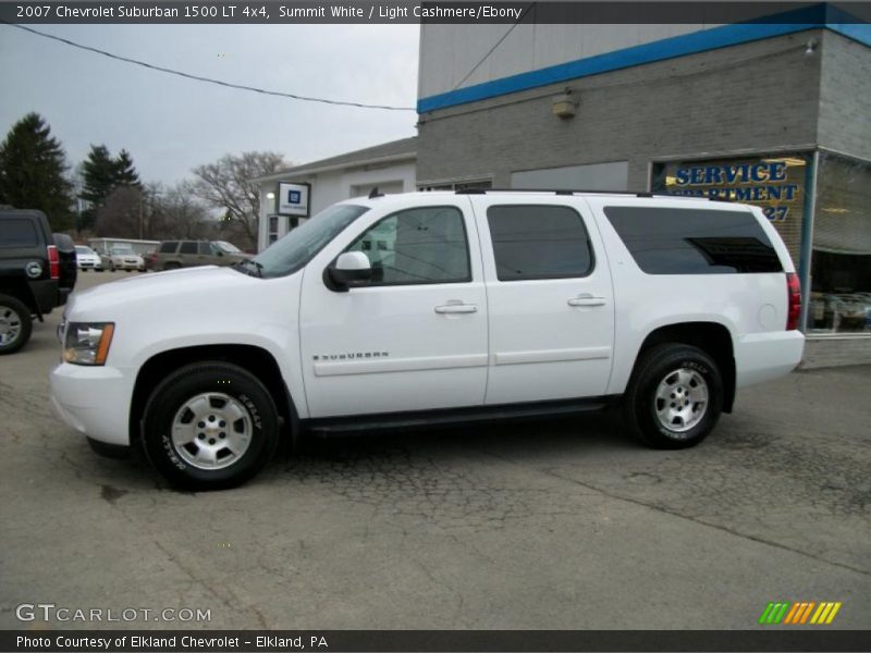 Summit White / Light Cashmere/Ebony 2007 Chevrolet Suburban 1500 LT 4x4
