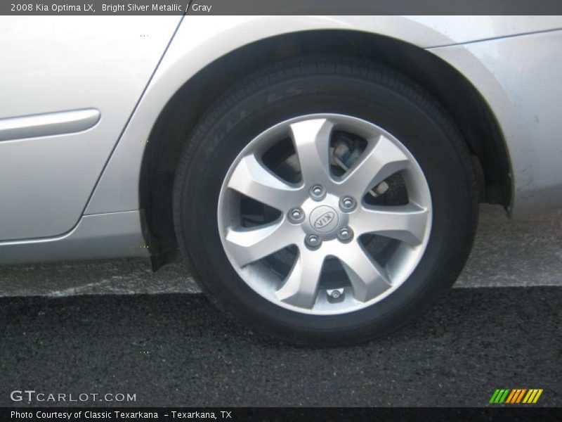 Bright Silver Metallic / Gray 2008 Kia Optima LX