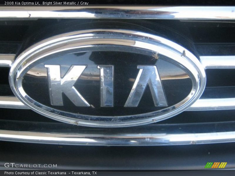 Bright Silver Metallic / Gray 2008 Kia Optima LX