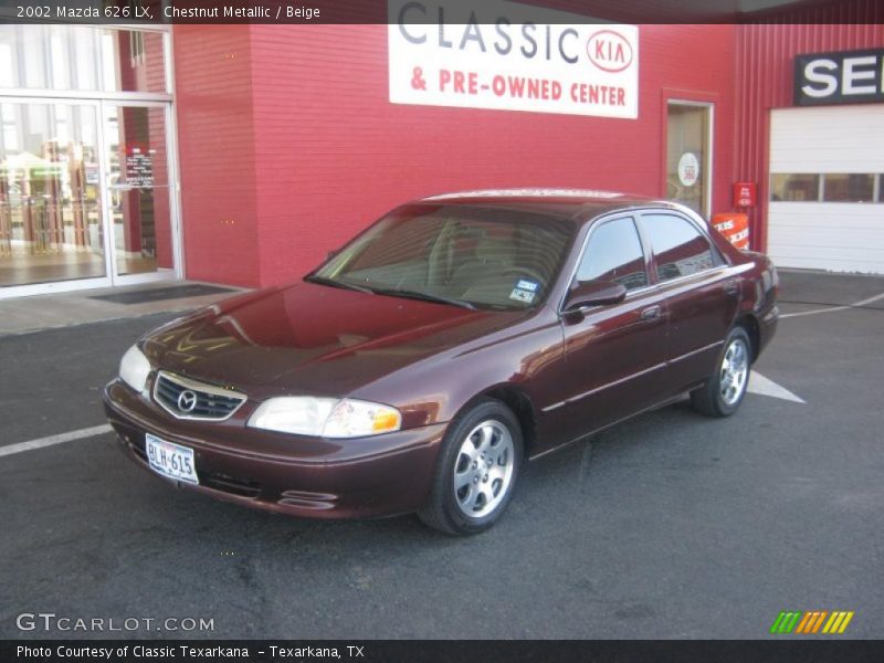 Chestnut Metallic / Beige 2002 Mazda 626 LX