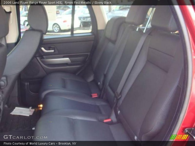 Rimini Red Metallic / Ebony Black 2006 Land Rover Range Rover Sport HSE