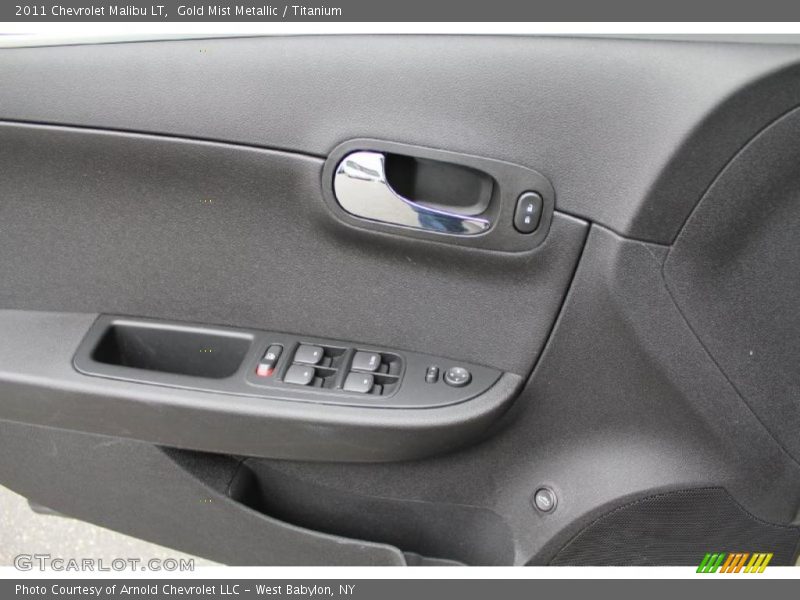 Gold Mist Metallic / Titanium 2011 Chevrolet Malibu LT
