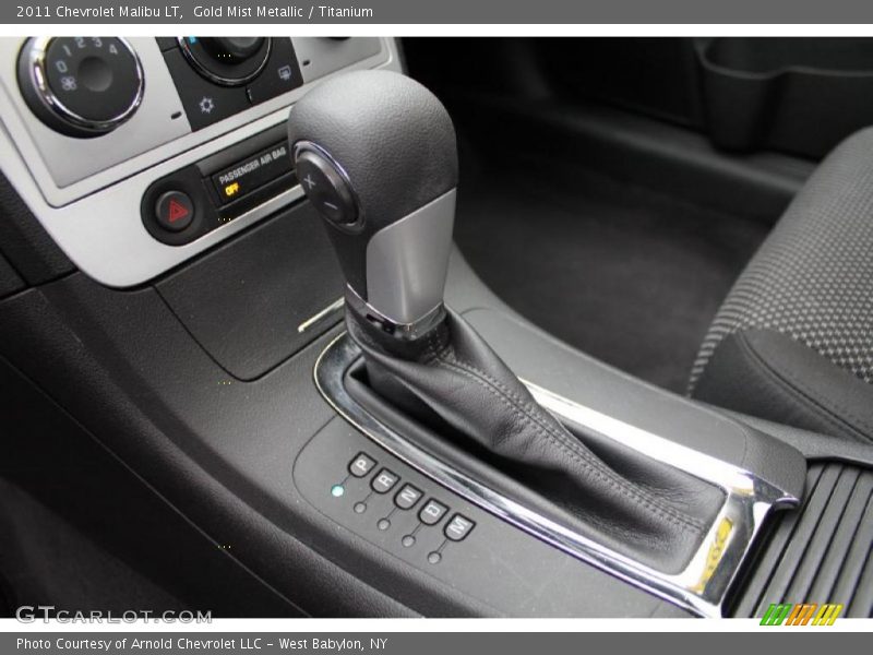 Gold Mist Metallic / Titanium 2011 Chevrolet Malibu LT