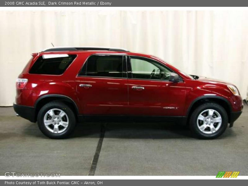Dark Crimson Red Metallic / Ebony 2008 GMC Acadia SLE